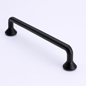 Metal Kulp ( 224 Mm 22.4 Cm ) Kulbu Kulpu Mobilya Çekmece Dolap Kulpları Mutfak Dolabı Siyah Renk