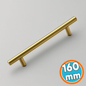 Mobilya Kulpu Mutfak Çekmece Dolap Dolabı Kapak Kulpları Kulbu Gold Altın 160 Mm 16 Cm Metal