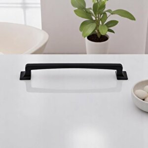 Mobilya Mutfak Çekmece Dolap Kapak Kulp Kulpu Kulbu Kulpları Metal Siyah 160 Mm