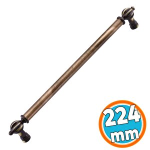 Mobilya Çekmece Mutfak Dolabı Dolap Kulpları Kulb Kulpu Metal Eskitme Antik Sarı Kulp 224 Mm