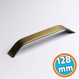 Mobilya Çekmece Mutfak Dolabı Dolap Kulpları Kapak Kulbu Antik Sarı Metal Kulpu 128 Mm 12.8 Cm