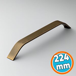 Mutfak Dolabı Dolap Kulpları Kapak Kulbu Kulpu Mobilya Çekmece Antik Sarı Metal 224 Mm 22.4 Cm