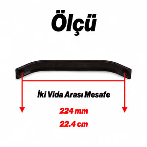 Mutfak Dolabı Dolap Kulpları Kapak Kulbu Kulpu Mobilya Çekmece Antik Sarı Metal 224 Mm 22.4 Cm