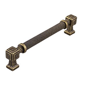 Mobilya Çekmece Mutfak Dolabı Dolap Modern Kapak Kulpları  Antik Sarı Metal Kulp 160 Mm