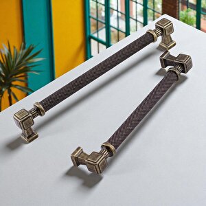 Mobilya Çekmece Mutfak Dolabı Dolap Modern Kapak Kulpları  Antik Sarı Metal Kulp 160 Mm
