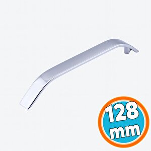 Dolap Mobilya Mutfak Çekmece Dolabı Dolap Kulpları Kulbu Metal Alara Krom (128 Mm - 12.8 Cm) Kulpu