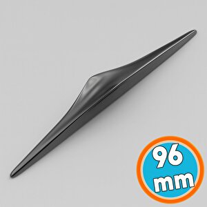 Mobilya Çekmece Mutfak Dolabı Dolap Kulpları Kulbu Kulpu Füme Metal Kulp 96 Mm - 9.6 Cm