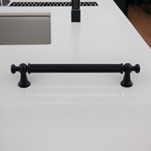 Mobilya Çekmece Mutfak Dolabı Dolap Kapak Kulpları Kulb Kulpu Siyah Metal Kulp 160 Mm