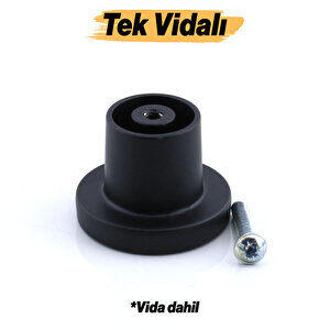 Çekmece Mutfak Mobilya Dolabı Dolap Kulpu Kulbu Metal Kulpları Rezene Siyah Kulp Düğme Tek Vidalı