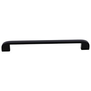 Mobilya Mutfak Çekmece Dolap Dolabı Kulbu Kulpu Kulpları (192 Mm - 19.2 Cm) Mat Siyah Metal