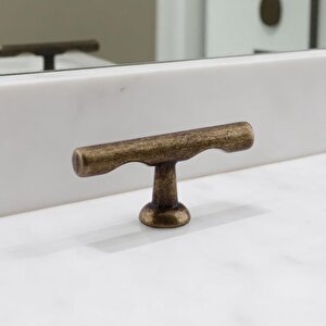 Metal Kulp Düğme Mobilya Çekmece Mutfak Dolabı Dolap Modern Kapak Kulpları Tepsi Eskitme Antik Sarı