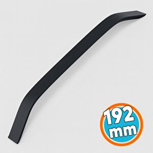 Mobilya Çekmece Mutfak Dolabı Dolap Kulpları Kulbu Kulpu Siyah Metal Kulp 192 Mm - 19.2 Cm