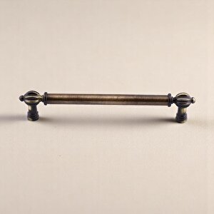 Mobilya Çekmece Mutfak Dolabı Dolap Kulpları Kulb Kulpu Metal Eskitme Antik Sarı Kulp 128 Mm