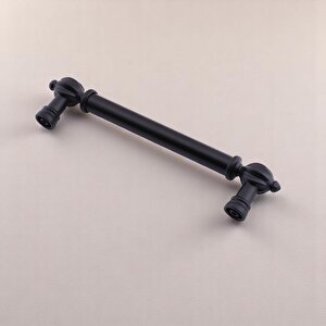 Mobilya Çekmece Mutfak Dolabı Dolap Kapak Kulpları Kulb Kulpu Metal Siyah Kulp 128 Mm