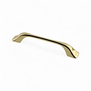 Mobilya Çekmece Mutfak Dolabı Dolap Kapak Kulpları Kulb Metal Parlak Altın Gold Kulp 128 Mm