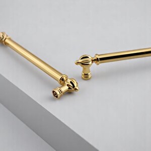 Mobilya Çekmece Mutfak Dolabı Dolap Kapak Kulpları Kulb Kulpu Metal Gold Altın Kulp 160 Mm
