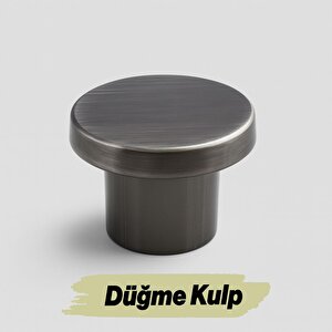 Kulp Düğme Tek Vidalı Çekmece Mutfak Mobilya Dolabı Dolap Kulpu Kulbu Metal Kulp Antik Nikel