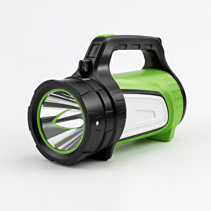 Şarjlı Kamp Led Feneri Güçlü El Lambası 1200 Lümen 8w 6000 Mah 3 Işık Modu Taşınabilir Aydınlatma