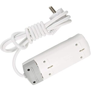 Kablolu 3'lü Topraklı Grup Priz Çoğaltıcı Çoçuk Korumalı 3 Metre Çoklu Uzatma Kablosu Anahtarsız