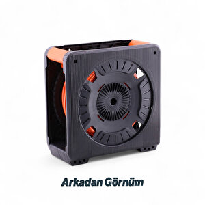 Seyyar Makaralı Cca Uzatma Kablosu 40 Metre 3x2.5 Mm 4 Prizli Termal Sigortalı Plastik Kaset Tipi