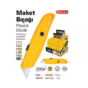 Sgs Maket Biçaği (plasti̇k Gövde) Sgs1781
