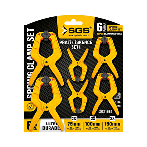 Sgs  Prati̇k İşkence Seti̇ 6 Parça 75mm-100mm-150mm Sgs1684