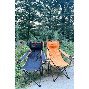 153camp0316 Rox Camping Katlanır Turuncu Kamp Sandalyesi – Konforlu & Dayanıklı Tasarım