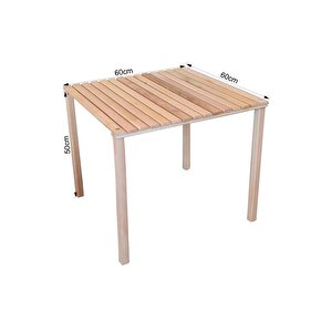 2 Adet 120 Kg Kapasiteli Katlanır Kamp Sandalyesi Ve 60 X 60 Kamp Masası-2-as-6060