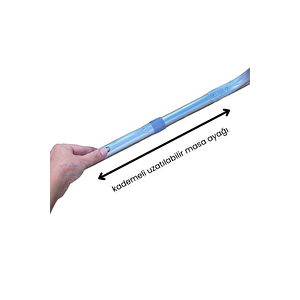 153camp0311 Rox Camping Katlanır Açık Gri Kamp Masası 120 Cm – Kademeli Ayaklı, Dayanıklı Ve Portatif