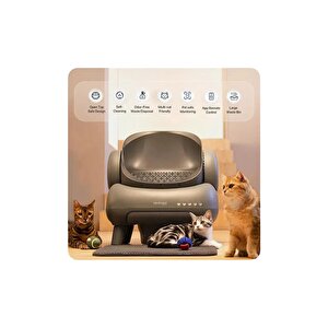 Neakasa Üstü Açık Akıllı Full Otomatik Kedi Tuvaleti, App Kontrol, Uv Temizleme