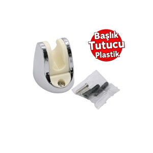 Vidalı Ayarlanabilir Duş Başlığı Tutucu – Suya Dayanıklı El Duşu Sabitleme Aparatı Banyo Aksesuarı