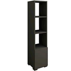 Kuzey Raflı, Kapaklı Minimal Kitaplık, Antrasit