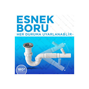 S’li Körüklü Çamaşır Makinesi Bağlantılı Sifon – Tıkanma Ve Koku Yapmayan Özel Tasarım