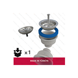 S Tekli Çöpmak Sifonu Taşmalı 11 Cm Çap Dik Taşmalı Tıkanma Yapmayan Koku Önleyici (ø32)