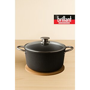 Stone Bi̇o Grani̇t Deri̇n  Tencere   24 Cm 4,5 Li̇tre Antrasi̇t