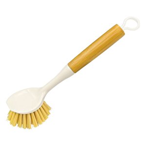 Çok Amaçlı Bambu Saplı Banyo Fayans Yüzey Ve Bulaşık Fırçası Vch-6612