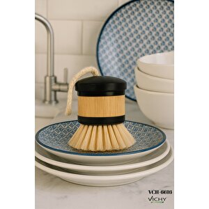 Bambu Saplı Çok Amaçlı Yüzey Temizlik Fırçası  Vch-6616