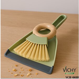 Mini El Süpürgesi Ve Faraş Seti | Masa Üstü Kırıntı, Toz Ve Günlük Temizlik İçin Pratik Çözüm Vch-6618