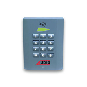 001425 Bus Plus Video Anahtarlayıcı Kartlı Geçi̇şli̇ Tuş Takımlı Kapı Gi̇ri̇ş Paneli̇ – Beyaz Şase