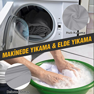 Haegs Seyahat Uyku Nevresimi, %100 Pamuk, Hafif Kompakt Taşınabilir Seyahat Tipi Nevresim Takımı,  Kamp Çadır Çarşafı 220 X 105cm Gri