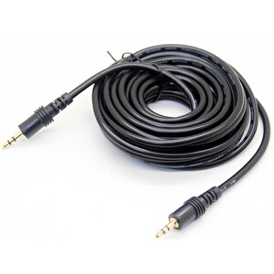 5m Metre Aux Ses Kablosu Stereo Erkek Erkek 3.5 Mm Steryo Kablo