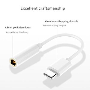 4417 Type C To 3.5mm Kulaklık Ses Çevirici Dönüştürücü Aux Adaptör