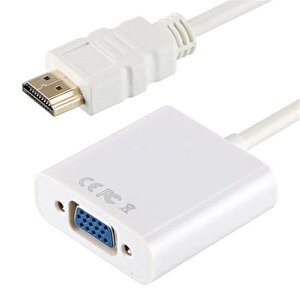 4547 Hdmi To Vga Çevirici Dönüştürücü Adaptör Monitör Laptop Uydu Kablosu