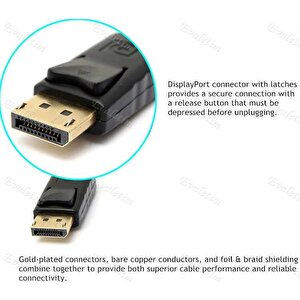 5108 Displayport To Hdmi Çevirici Dönüştürücü Adaptor Kablosu 5 Metre