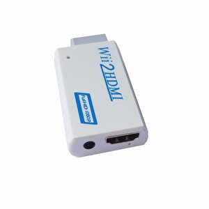 Nintendo Wii Hdmi Hd Tv Kablo Çevirici Dönüştürücü Adaptör + Hdmi Kablo