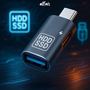5016 Type C Usb 3.0 Otg Hızlı Şarj Çevirici Dönüştürücü Adaptör Pd12w