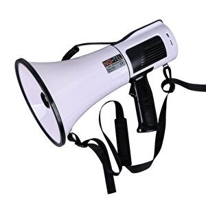 Notel 106u 100 Watt Bluetooth-usb-si̇ren-ses Kayit Özeli̇kli̇ Dahi̇li̇ Bataryali Büyük Boy Megafon