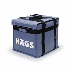 Haegs Termal Kamp Çantası, Termal Termos Çanta, Kamp, Plaj, Piknik Çantası,  Taşıma Çantası, Soğutucu Buzluk Geniş Büyük Hacimli 38 Lt- Gri