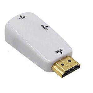 4867 Hdmi To Vga Monitör Çevirici Dönüştürücü Adaptör