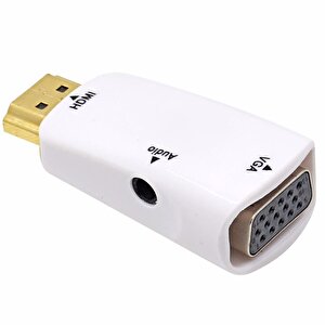 4867 Hdmi To Vga Monitör Çevirici Dönüştürücü Adaptör